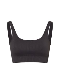 Damski crop top Kobiety antracytowy jednolity ze sklepu vangraaf w kategorii Bluzki damskie - zdjęcie 175497014