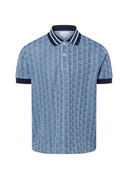 Lacoste Męska koszulka polo Mężczyźni Bawełna jasnoniebieski wzorzysty ze sklepu vangraaf w kategorii T-shirty męskie - zdjęcie 175499562