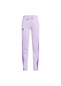 Dziewczęce spodnie treningowe Under Armour Fleece Pants - fioletowe ze sklepu Sportstylestory.com w kategorii Spodnie dziewczęce - zdjęcie 175499811