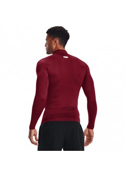 Męski longsleeve treningowy termoaktywny Under Armour UA CG Armour Comp Mock - czerwony ze sklepu Sportstylestory.com w kategorii T-shirty męskie - zdjęcie 175499924
