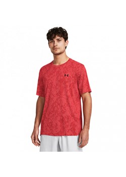 Męska koszulka treningowa Under Armour UA Tech Vent Geode SS - czerwona ze sklepu Sportstylestory.com w kategorii T-shirty męskie - zdjęcie 175499992