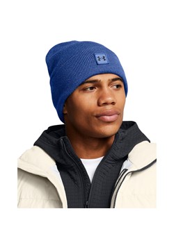 Męska czapka zimowa Under Armour UA Halftime Cuff - niebieska ze sklepu Sportstylestory.com w kategorii Czapki zimowe męskie - zdjęcie 175500122