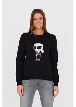 KARL LAGERFELD Czarna bluza Ikonik 2.0, Wybierz rozmiar M ze sklepu outfit.pl w kategorii Bluzy damskie - zdjęcie 175506954