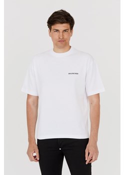 BALENCIAGA Biały t-shirt z logo na plecach, Wybierz rozmiar XXS ze sklepu outfit.pl w kategorii T-shirty męskie - zdjęcie 175506973