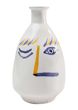 Kare Wazon &quot;Art Face Colore&quot; w kolorze białym - wys. 23 cm ze sklepu Limango Polska w kategorii Wazony - zdjęcie 175510631