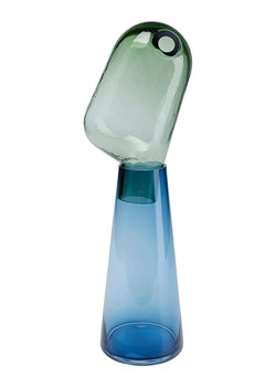 Kare Wazon &quot;Skittle&quot; w kolorze błękitno-zielonym - wys. 49 cm ze sklepu Limango Polska w kategorii Wazony - zdjęcie 175510682
