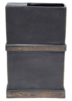 Kare Wazon &quot;Paro&quot; w kolorze szarym - wys. 17 x 26 x 8 cm ze sklepu Limango Polska w kategorii Wazony - zdjęcie 175511041