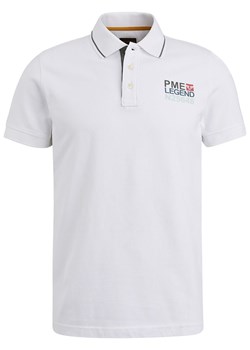 PME Legend Koszulka polo w kolorze białym ze sklepu Limango Polska w kategorii T-shirty męskie - zdjęcie 175511084