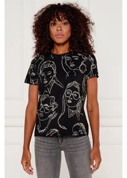 Desigual T-shirt | Regular Fit ze sklepu Gomez Fashion Store w kategorii Bluzki damskie - zdjęcie 175513761