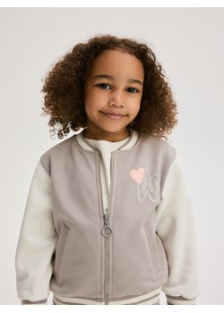 Reserved - Bluza bomber z haftem - ciemnoszary ze sklepu Reserved w kategorii Bluzy dziewczęce - zdjęcie 175515084