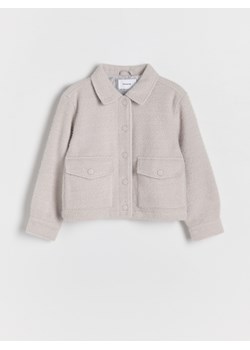 Reserved - Kurtka typu shacket - jasnoszary ze sklepu Reserved w kategorii Kurtki dziewczęce - zdjęcie 175516244