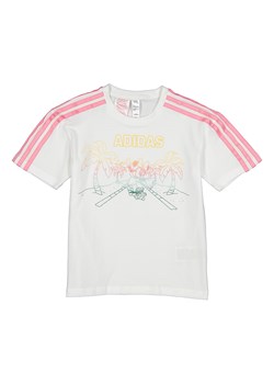 adidas Koszulka w kolorze biało-jasnoróżowym ze sklepu Limango Polska w kategorii Bluzki dziewczęce - zdjęcie 175518374