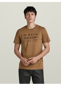 G-Star Koszulka w kolorze karmelowym ze sklepu Limango Polska w kategorii T-shirty męskie - zdjęcie 175518473