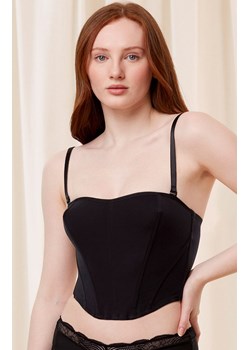 Triumph czarny usztywniany gorset Signature Sheer Corset 10216647, Kolor czarny, Rozmiar L, Triumph ze sklepu Intymna w kategorii Gorsety - zdjęcie 175522190