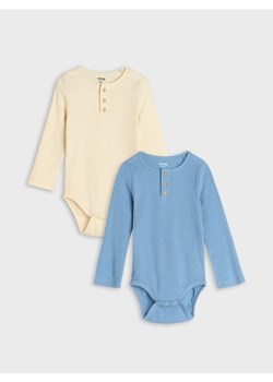 Sinsay - Body 2 pack - kremowy ze sklepu Sinsay w kategorii Body niemowlęce - zdjęcie 175524214