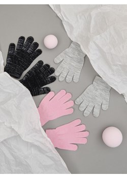 Sinsay - Rękawiczki 3 pack - różowy ze sklepu Sinsay w kategorii Rękawiczki dziecięce - zdjęcie 175524352