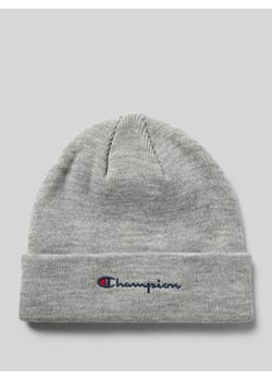 Czapka beanie z wyhaftowanym logo ze sklepu Peek&Cloppenburg  w kategorii Czapki zimowe męskie - zdjęcie 175528410