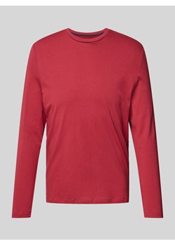 Bluzka z długim rękawem z dekoltem okrągłym ze sklepu Peek&Cloppenburg  w kategorii T-shirty męskie - zdjęcie 175528531