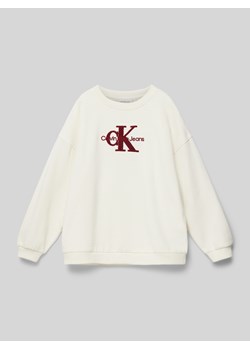 Bluza o kroju oversized z nadrukiem z logo model ‘TEDDY’ ze sklepu Peek&Cloppenburg  w kategorii Bluzy dziewczęce - zdjęcie 175528713