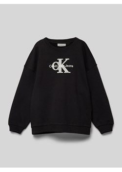 Bluza o kroju oversized z nadrukiem z logo model ‘TEDDY’ ze sklepu Peek&Cloppenburg  w kategorii Bluzy dziewczęce - zdjęcie 175529090