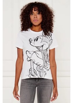 Desigual T-shirt DESIGUAL X DISNEY | Regular Fit ze sklepu Gomez Fashion Store w kategorii Bluzki damskie - zdjęcie 175529484