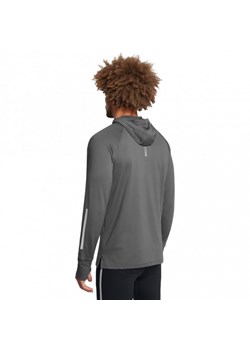 Męski longsleeve do biegania Under Armour UA Launch Elite Cw Balaclava Hoody - szary ze sklepu Sportstylestory.com w kategorii Bluzy męskie - zdjęcie 175534960