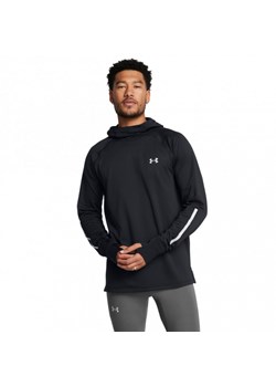 Męski longsleeve do biegania Under Armour UA Launch Elite Cw Balaclava Hoody - czarny ze sklepu Sportstylestory.com w kategorii Bluzy męskie - zdjęcie 175534964