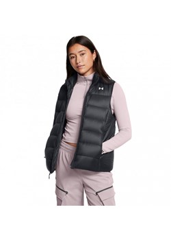 Damski bezrękawnik z naturalnym puchem Under Armour Legend Down Vest - czarny ze sklepu Sportstylestory.com w kategorii Kamizelki damskie - zdjęcie 175535161
