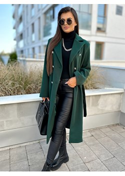 płaszcz igrosso zielony one size ze sklepu UBRA w kategorii Płaszcze damskie - zdjęcie 175542760