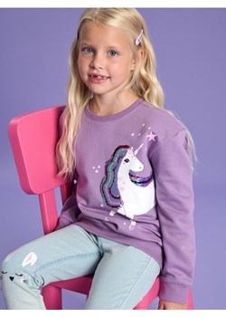 Sinsay - Bluza z jednorożcem - fioletowy ze sklepu Sinsay w kategorii Bluzy dziewczęce - zdjęcie 175543131