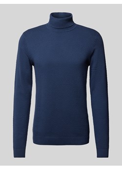 Sweter z dzianiny z golfem ze sklepu Peek&Cloppenburg  w kategorii Swetry męskie - zdjęcie 175544670