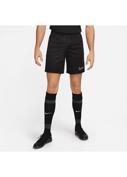 Męskie dzianinowe spodenki piłkarskie Nike Dri-FIT Academy (wersja standardowa) - Czerń ze sklepu Nike poland w kategorii Spodenki męskie - zdjęcie 175544804