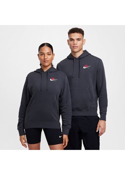 Bluza z kapturem Nike Sportswear Club Fleece - Szary ze sklepu Nike poland w kategorii Bluzy męskie - zdjęcie 175544813