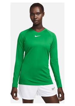 Damska koszulka piłkarska na pierwszą warstwę Nike Dri-FIT Park - Zieleń ze sklepu Nike poland w kategorii Bluzki damskie - zdjęcie 175544824