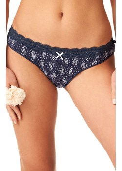 2-pack bawełniane figi damskie LPR 667, Kolor granatowy-wzór, Rozmiar S, Key ze sklepu Primodo w kategorii Majtki damskie - zdjęcie 175546001