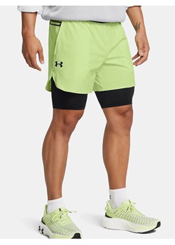 Under Armour Szorty sportowe &quot;Vanish Elite&quot; w kolorze zielono-czarnym ze sklepu Limango Polska w kategorii Spodenki męskie - zdjęcie 175546542