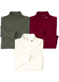 Zestaw 3 półgolfów ze sklepu Atlas For Men w kategorii Swetry męskie - zdjęcie 175547050