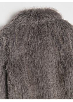 Reserved - Płaszcz z imitacji futra - brązowy ze sklepu Reserved w kategorii Płaszcze dziewczęce - zdjęcie 175548074