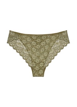 Triumph figi damskie Amourette Highleg Tai 10219109-7309, Kolor oliwkowy, Rozmiar 36, Triumph ze sklepu Intymna w kategorii Majtki damskie - zdjęcie 175549464