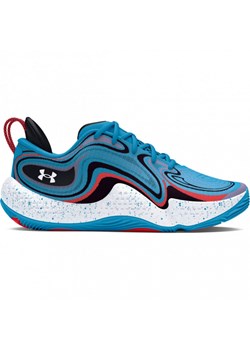 Buty uniseks do koszykówki Under Armour UA Spawn 6 MM - niebieskie ze sklepu Sportstylestory.com w kategorii Buty sportowe męskie - zdjęcie 175551354