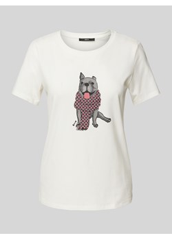 T-shirt z nadrukowanym motywem ze sklepu Peek&Cloppenburg  w kategorii Bluzki damskie - zdjęcie 175551714