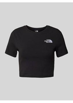 T-shirt krótki z wyhaftowanym logo ze sklepu Peek&Cloppenburg  w kategorii Bluzki damskie - zdjęcie 175551760