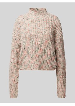 Sweter z dzianiny o kroju comfort fit z dodatkiem wełny z efektem wielokolorowego melanżu model ‘SPRINKLE’ ze sklepu Peek&Cloppenburg  w kategorii Swetry damskie - zdjęcie 175552232