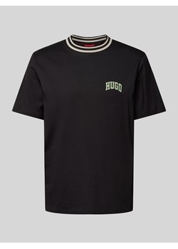 T-shirt z wyhaftowanym logo ze sklepu Peek&Cloppenburg  w kategorii T-shirty męskie - zdjęcie 175552310