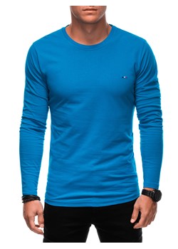 Longsleeve męski z nadrukiem 170L - niebieski ze sklepu Edoti w kategorii T-shirty męskie - zdjęcie 175553222