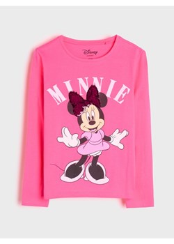 Sinsay - Koszulka z długimi rękawami Myszka Minnie - różowy ze sklepu Sinsay w kategorii Bluzki dziewczęce - zdjęcie 175556081