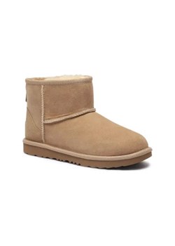 UGG Skórzane śniegowce CLASSIC MINI II | z dodatkiem wełny ze sklepu Gomez Fashion Store w kategorii Buty zimowe dziecięce - zdjęcie 175558283