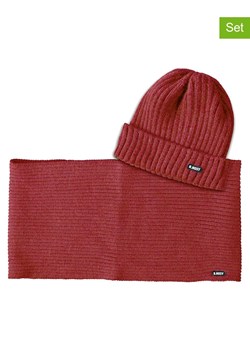 B.Nosy 2-częściowy zestaw w kolorze czerwonym ze sklepu Limango Polska w kategorii Czapki dziecięce - zdjęcie 175561681