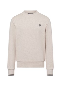 Fred Perry Męska bluza nierozpinana Mężczyźni beżowy marmurkowy ze sklepu vangraaf w kategorii Bluzy męskie - zdjęcie 175562120