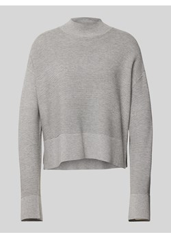 Sweter z dzianiny z drobnym prążkowaniem ze sklepu Peek&Cloppenburg  w kategorii Swetry damskie - zdjęcie 175564841